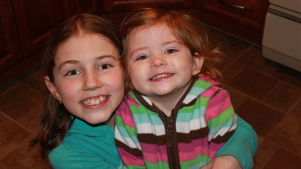Lilly-Ann (2 ans) et Christine Conway (9 ans), Richelieu